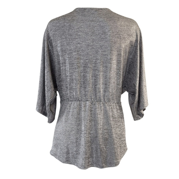 BKEBoutique Metallic Silver Top Going Out Y2K Fairycore Angelcore Evening - Picture 3 of 7